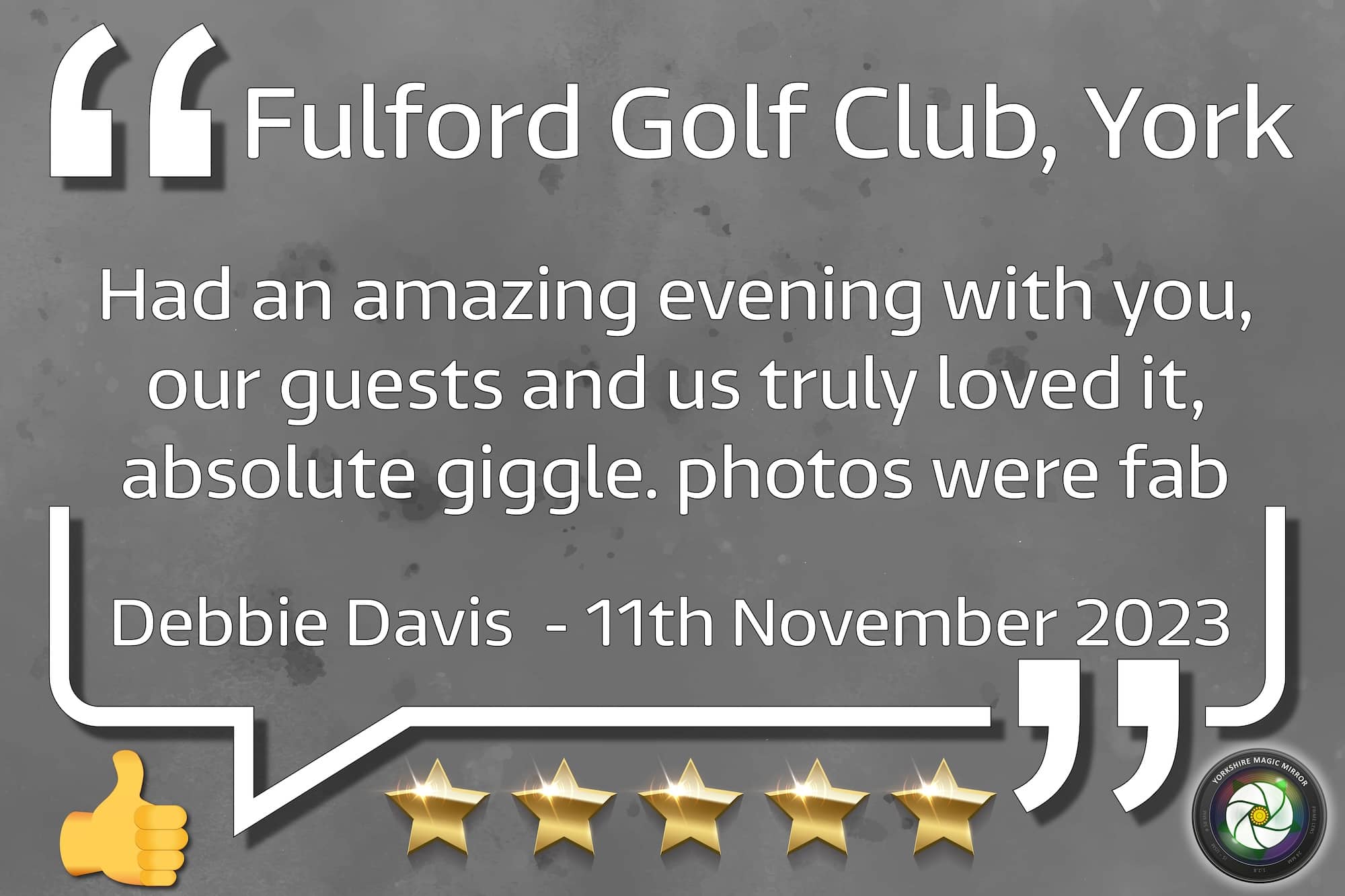Debbie & Gary's Wedding November 2023 Fulford Golf Club York